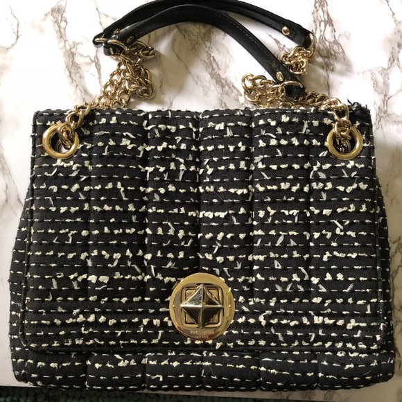 kate spade tweed purse